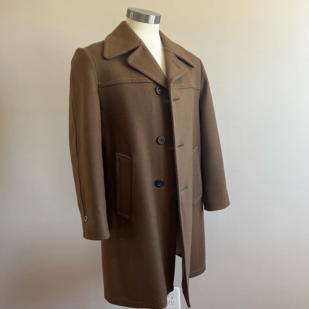 Vintage Wool Topcoat - Picture 1 of 10